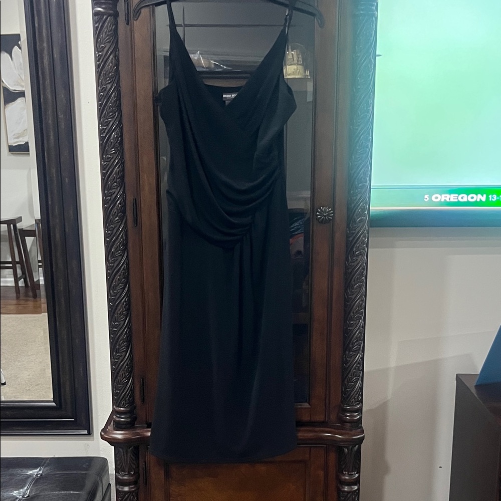 Bisou Bisou Black Midi Dress